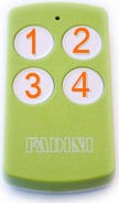 telecomando fadini vix 53 4 tr 868 mhz green numeri