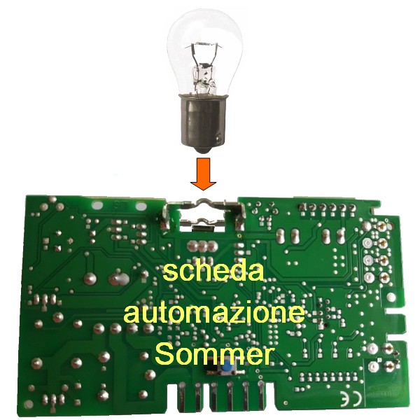lampadina 32v /18w per centralina Sommer Duo Vision luce di cortesia  automazioni