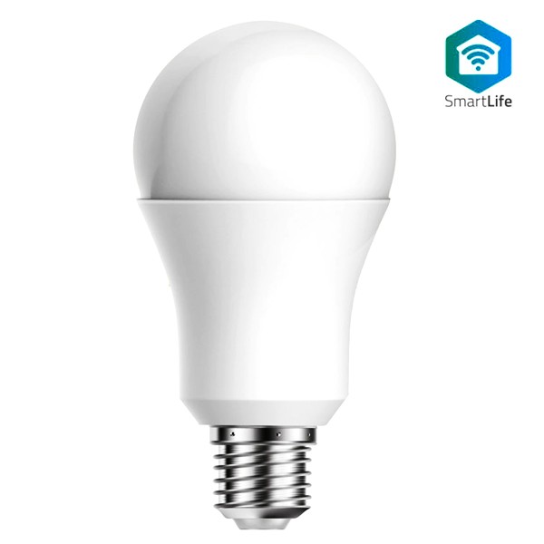 Lampadina WIFI a Led smart home luce bianco caldo da 10W dimerabile,  attacco grande E27/220V-Alexa e Google Assistant compatibile