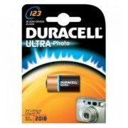 Batteria pila Duracell CR 123 al litio, per antifurti e macchine fotografiche