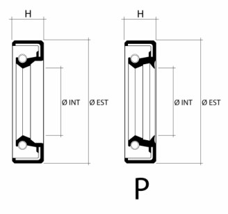 schema dimensioni paraolio stelo faac
