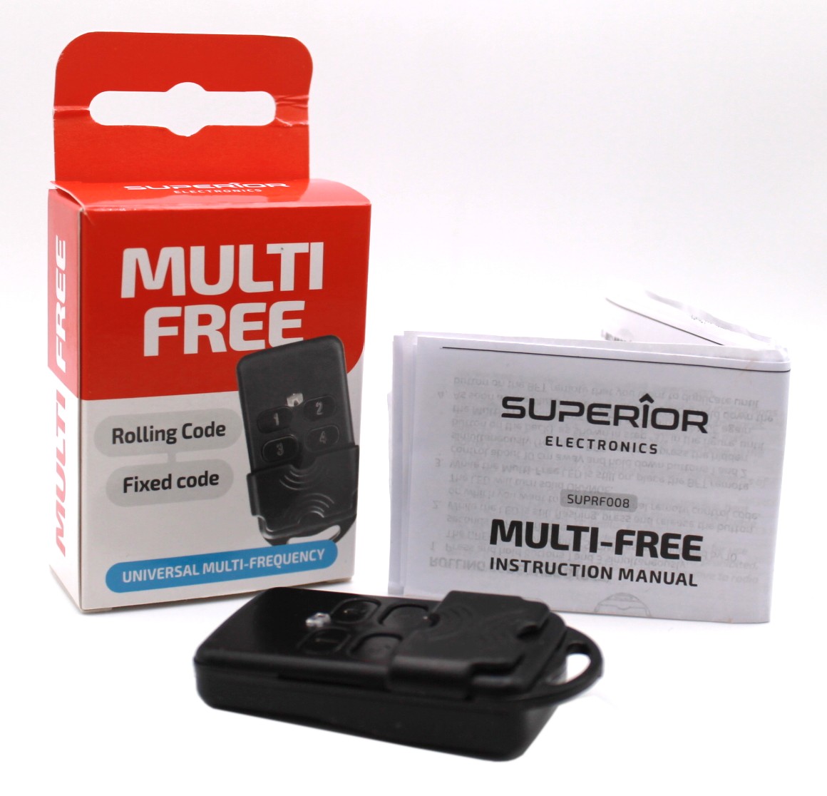 Telecomando programmabile universale superior multi_free 433/868 MHz codie fisso e rolling code