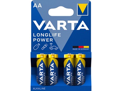 confezione di Pile varta AAA alcalina, in blister 4 pile