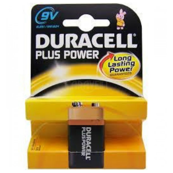 Batteria pila alcalina 9V attacco a pressione