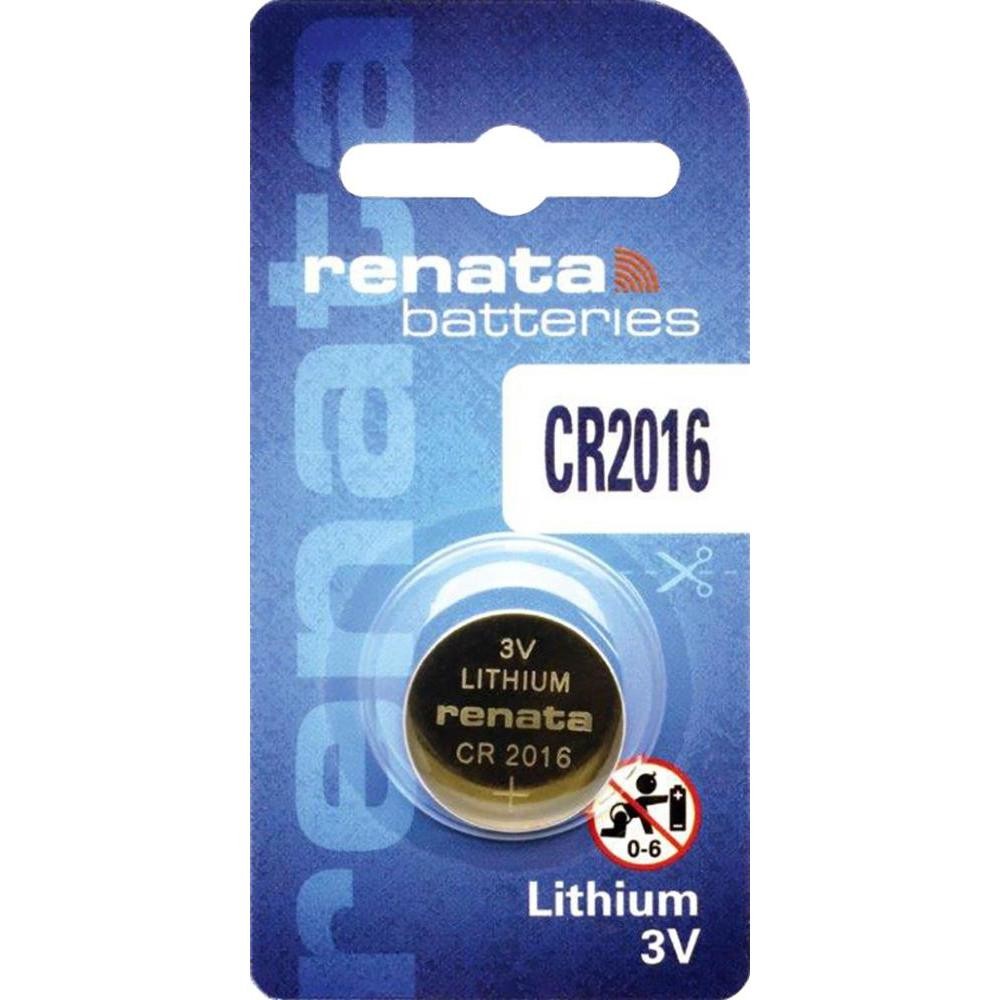 Patteria renata al litio 3 volt CR 2016 D 20mm