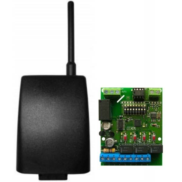 Scheda radio Nologo Rx4-XL 433.92 Mhz Codice Fisso e Rolling Code
