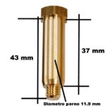 7182075-boccola-ottone-corto-pistone-faac-400, 402, 422, 413, 415, S418