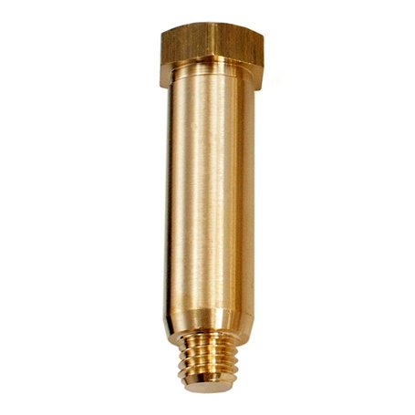 Perno Faac 7182075 corto in ottone per forcella posteriore motore FAAC 400, 402, 422, 413, 415, S418