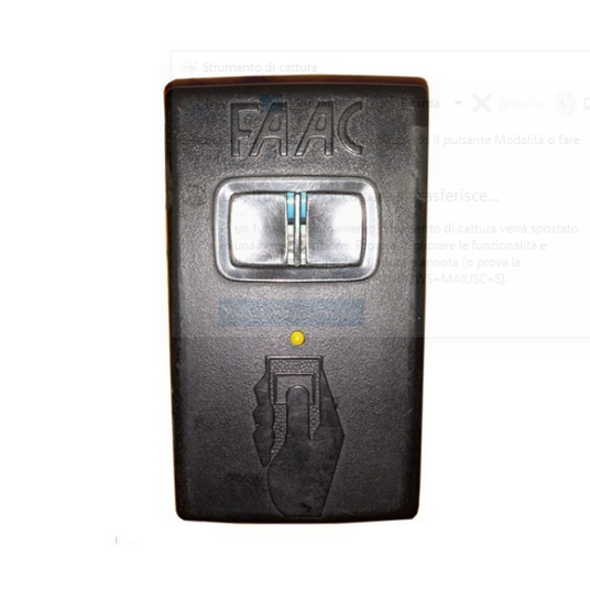 Telecomando Faac T40-2 330 Mhz Codice Fisso