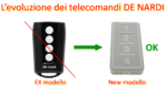 trasmettitore-porte-da-garage-de-nardi®-A-bianco-4-ch-433.92-Mhz-rolling-code-fronte