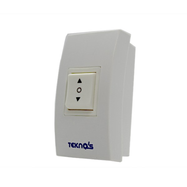doppio-pulsante-a-freccia-cablaggio-a morsetti-da-parete-teknos TP1