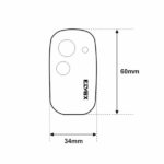 trasmettitore-Elvox-vimar-etrn2-ex-codice-etr5-frequenza 433.92 Mhz Rolling code