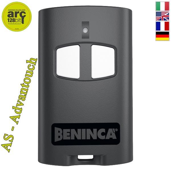 Telecomando Beninca To.Go 2AS 433,92 MHz Rolling Code
