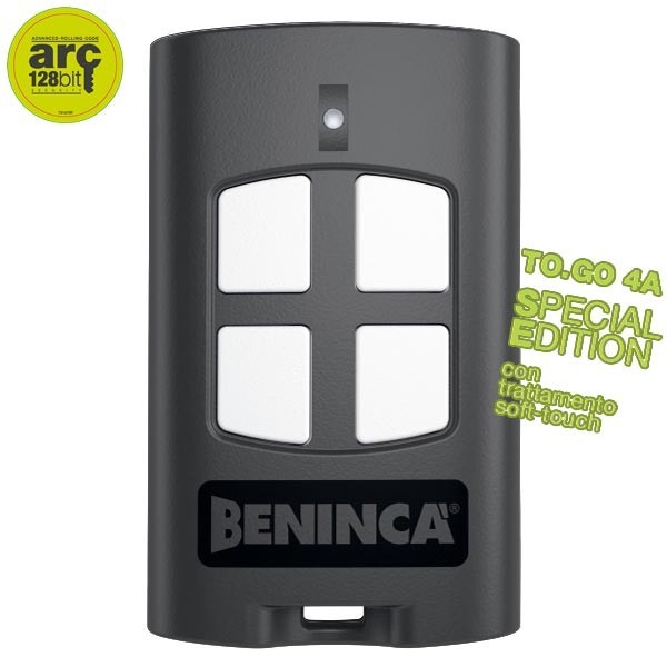 Telecomando Beninca TO.Go 4ASE 433,92 Mhz Rolling Code
