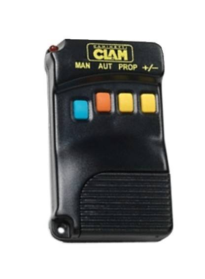 Telecomando Clam Aster 4 art.007 433.92 Mhz Nero