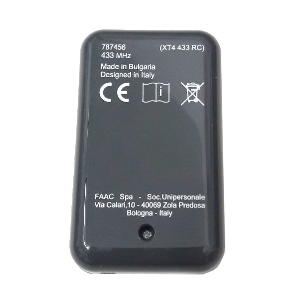 trasmettitore-faac-xt4433-rc-433-92-mhz-rolling code-787452-787456-retro trasmettitore-faac-xt4433-rc-433-92-mhz-rolling code-787452-787456-retro