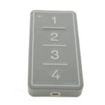 trasmettitore-porte-da-garage-de-nardi®-A-bianco-4-ch-433.92-Mhz-rolling-code-fronte