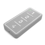trasmettitore-porte-da-garage-de-nardi®-A-bianco-4-ch-433.92-Mhz-rolling-code-fronte