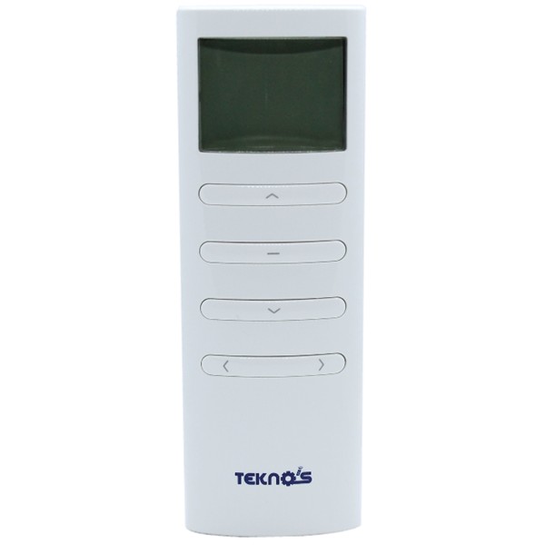Trasmettitore per tende teknos-telly15b-433-92 Mhz-Rolling code bianco