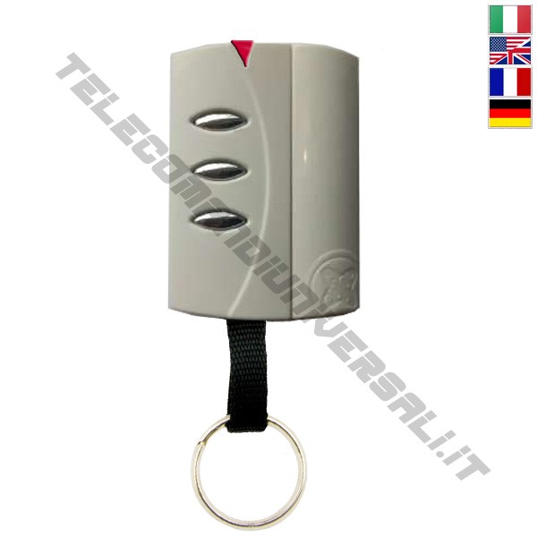 Telecomando Pujol Code White 3 433,92 Mhz Rolling Code serie Vario P9EMIS0230